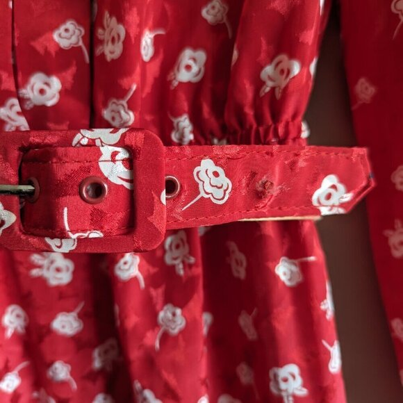 Vintage Marjorie Hamilton Jacquard Dress - Picture 6 of 7